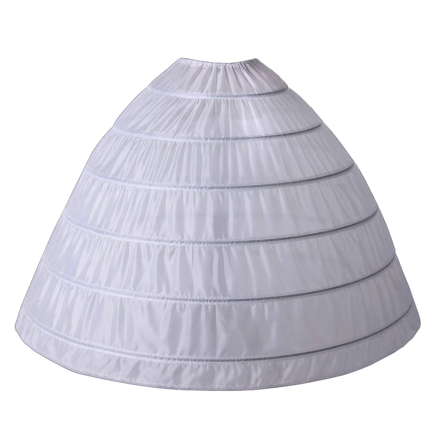 

Full A-line 6 Hoop Petticoat for Women Underskirt Slip Crinoline for Wedding Dresses