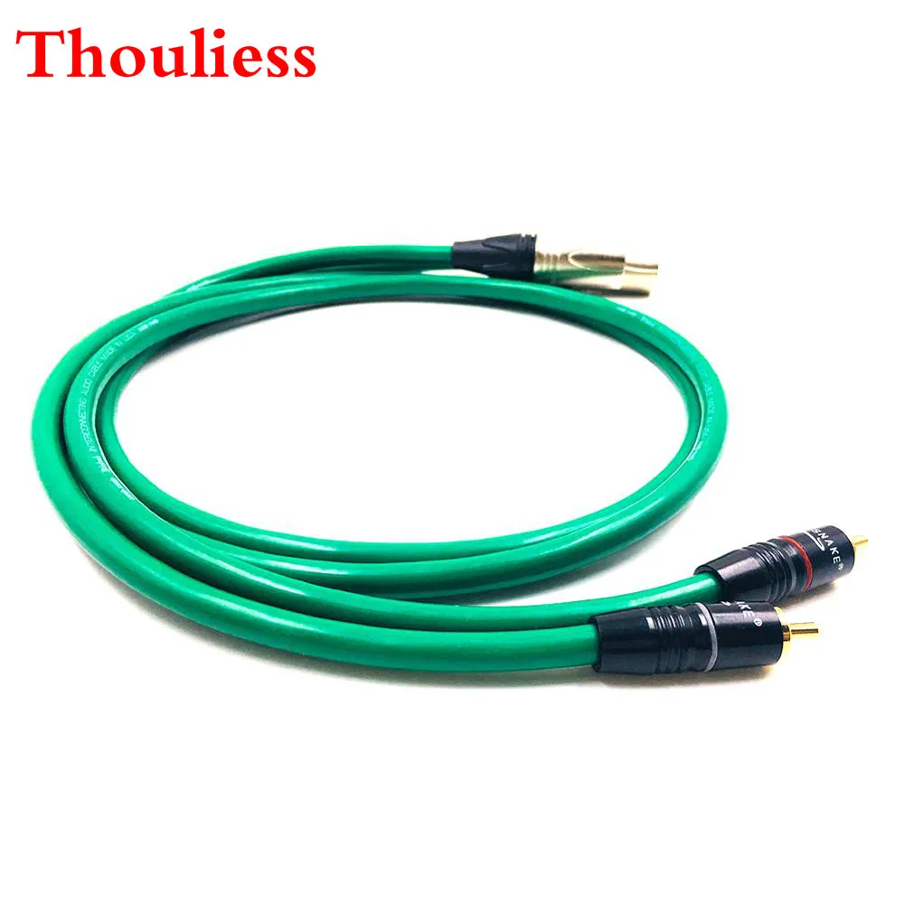 

Thouliess Pair Type-SNAKE- RCA to XLR Balacned Audio Cable RCA Male to XLR Male Interconnect Cable with MCINTOSH USA-Cable