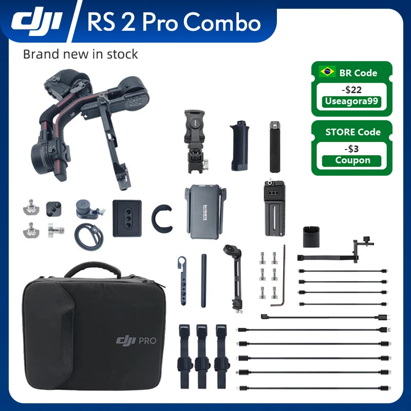 DJI RS 2 Camera Gimbal DJI RS2 PRO COMBO Support 1.4-inch Color Touchscreen  Camera Track 3.0 Original Brand New