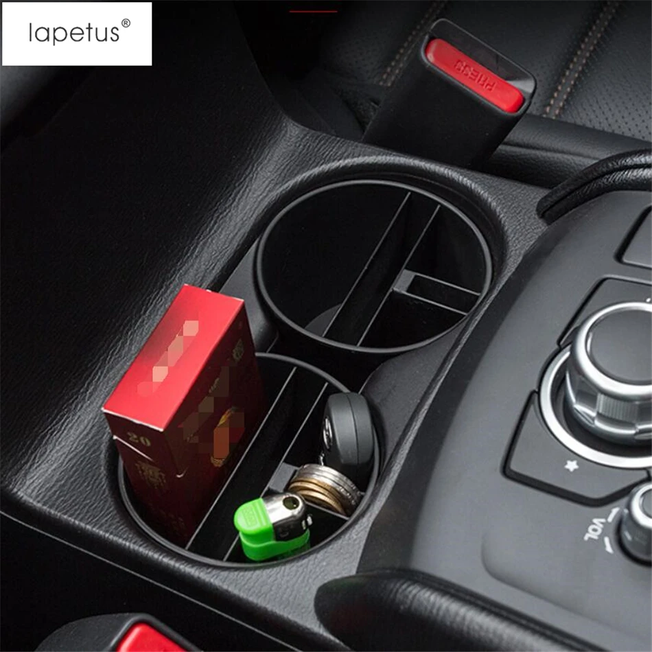 Аксессуары для Lapetus, подходят для Mazda 6/CX-5-, пластиковые подстаканники на переднее сиденье, держатель для бутылки с водой, Формовочная крышка, комплект