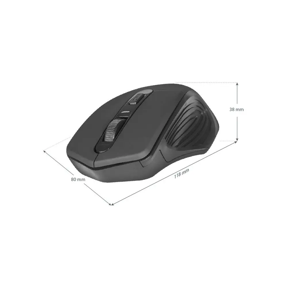 Компьютерная мышь Defender Datum MB-345 черный,4 кнопки, 800-1600 dpi