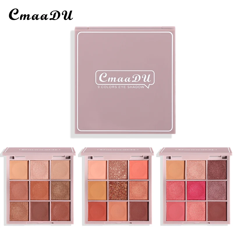 

9 Colors Makeup Fashion Eyeshadow Palette Matte Eye Shadow Palette Glitter Eyeshadow Palette Make Up Set Long-lasting
