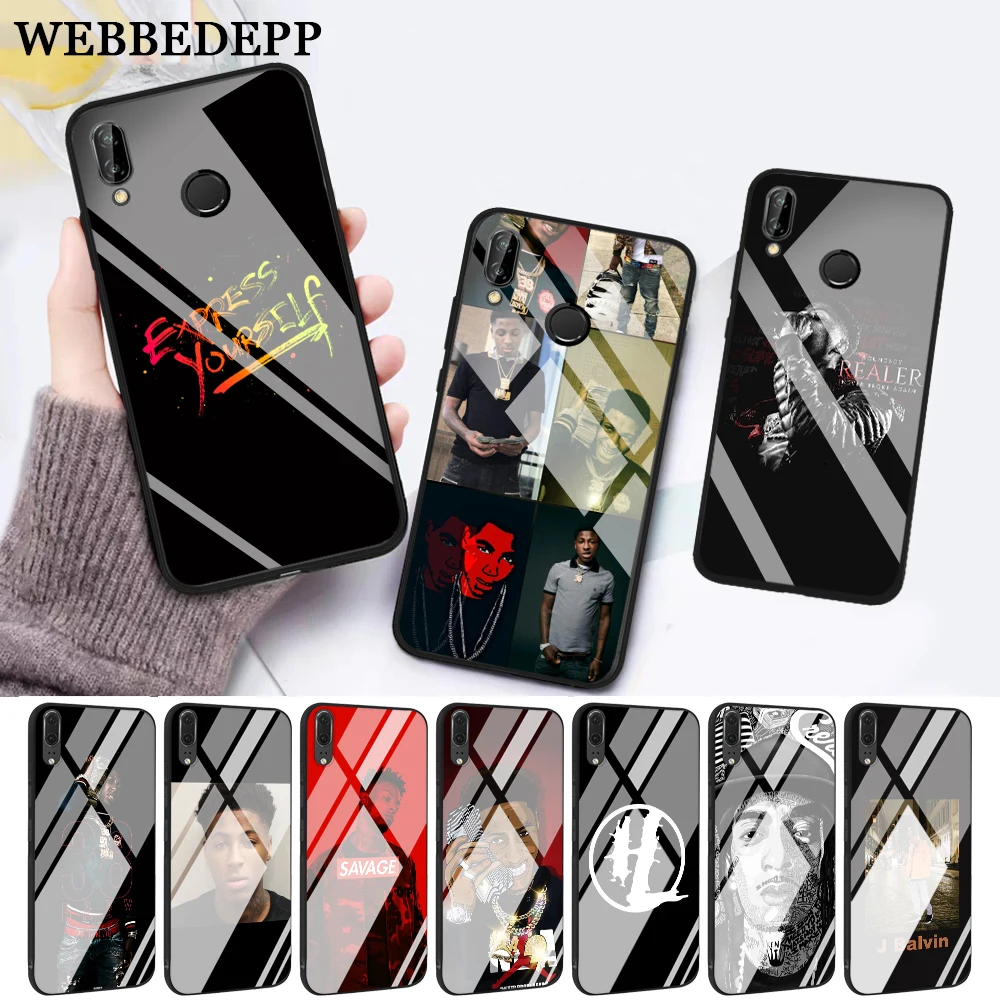 68W Never Broke Again Merch Glass Case for Huawei P10 lite P20 Pro P30 P Smart honor 7A 8X 9 10 Y6 Mate 20 |