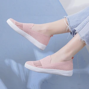 Women Casual Shoes Summer 2020 Spring Women Shoes Female Work Flats Breathable Hollow slip-on Vulcanize Shoes Women Sneakers