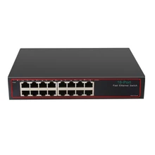 DIEWU 16 сетевой коммутатор сети 10/100 Мбит/с коммутатор для высокоскоростной сети Ethernet высокого качества