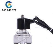 1 дюйм 24 В Соленоидный клапан воды нержавеющая сталь IP68 катушка для подводного фонтана