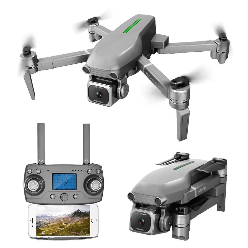 L109-S, gps, складной Радиоуправляемый Дрон с камерой 4K HD, Радиоуправляемый вертолет, самолет, 800 м, Wi-Fi, передача изображения, игрушки с дистанционным управлением