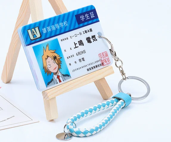 My Hero Academy Boku No Hero Asui Tsuyu OCHACO URARAKA акриловый держатель для карт брелок сумка Подвеска Косплей Подарки опора - Цвет: 5