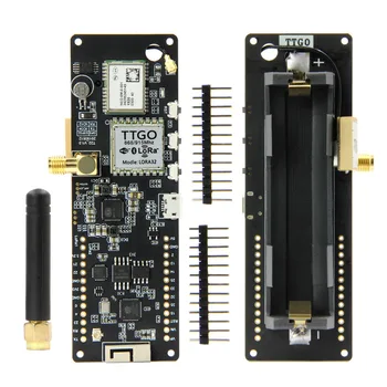 

TTGO T-Beam v1.0 ESP32 LoRa WiFi GPS Development Board 433/868/915Mhz Automatic Gain Control NEO-6M 18650 WiFi bluetooth Module