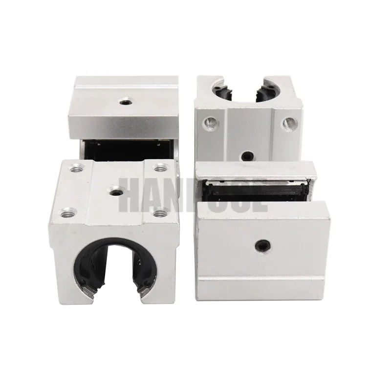 2 шт. SBR10UU SBR12UU SBR16UU SBR20UU SBR30UU Линейный шарикоподшипник блок открытого типа CNC маршрутизатор SBR линейная направляющая