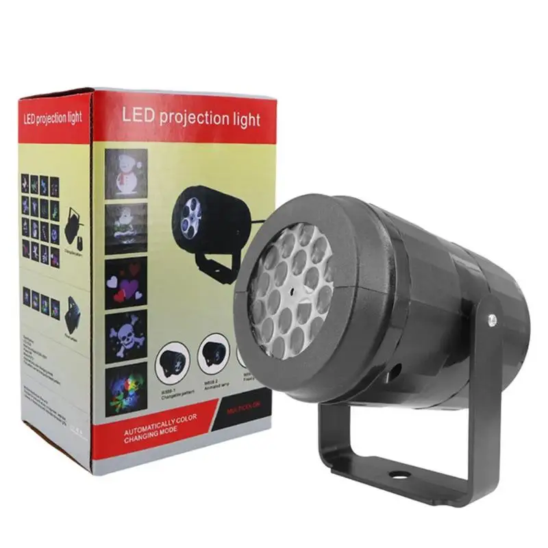 4 Вт Снежинка светодиодный проектор светильник s 85 V-240 V для дома вечерние Декор ночной Светильник par DJ светильник для лазерного шоу, сцены лампа