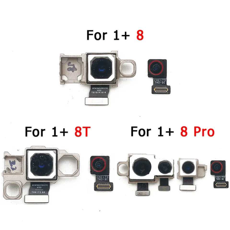 2 Vetri Per Fotocamera Posteriore OnePlus 8T Con Kit Di Riparazione - Ricambio Originale HD