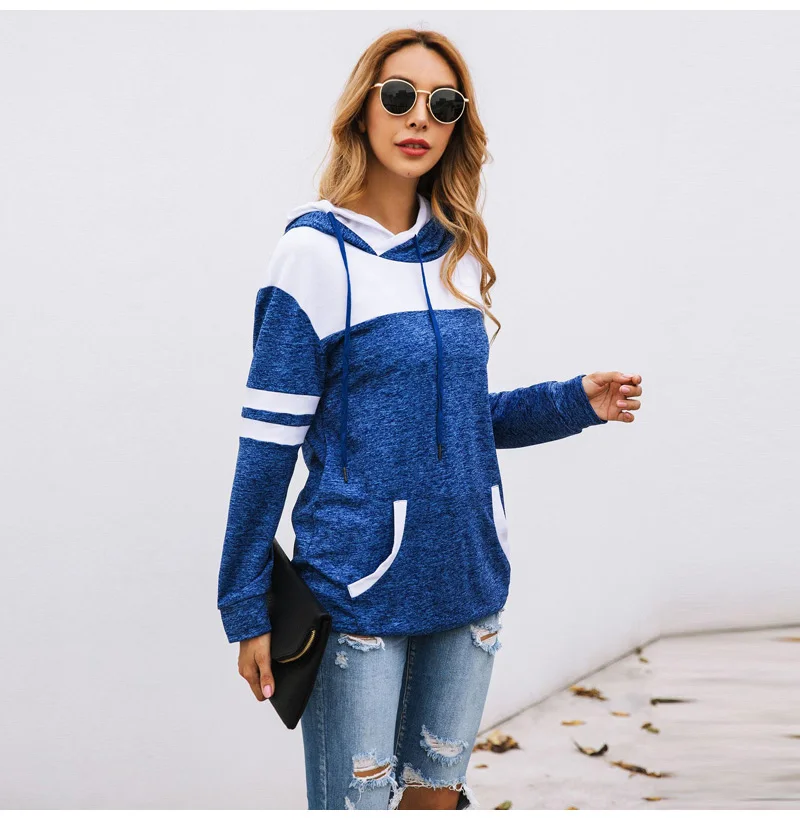 Красивые осенние женские толстовки, Повседневный пуловер с капюшоном и длинным рукавом, свитшоты с капюшоном, женский джемпер с рисунком, женская спортивная одежда