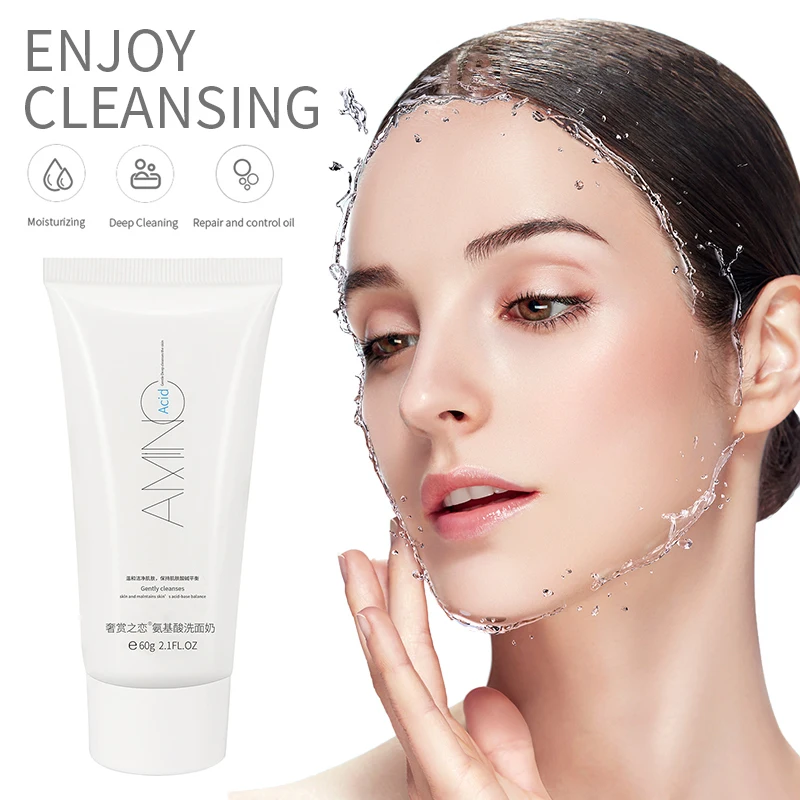 

Amino Acid Face Cleanser Moisturizing Brightening Hydrating Oil Control Shrink pores Nourishing Skin Care Facial Care TSLM2