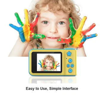

T31 Children Shooting Camera DIY Photo Frame Puzzle Games Brighting Kids Brain Simple interface Light 52G Portable 2 Inch