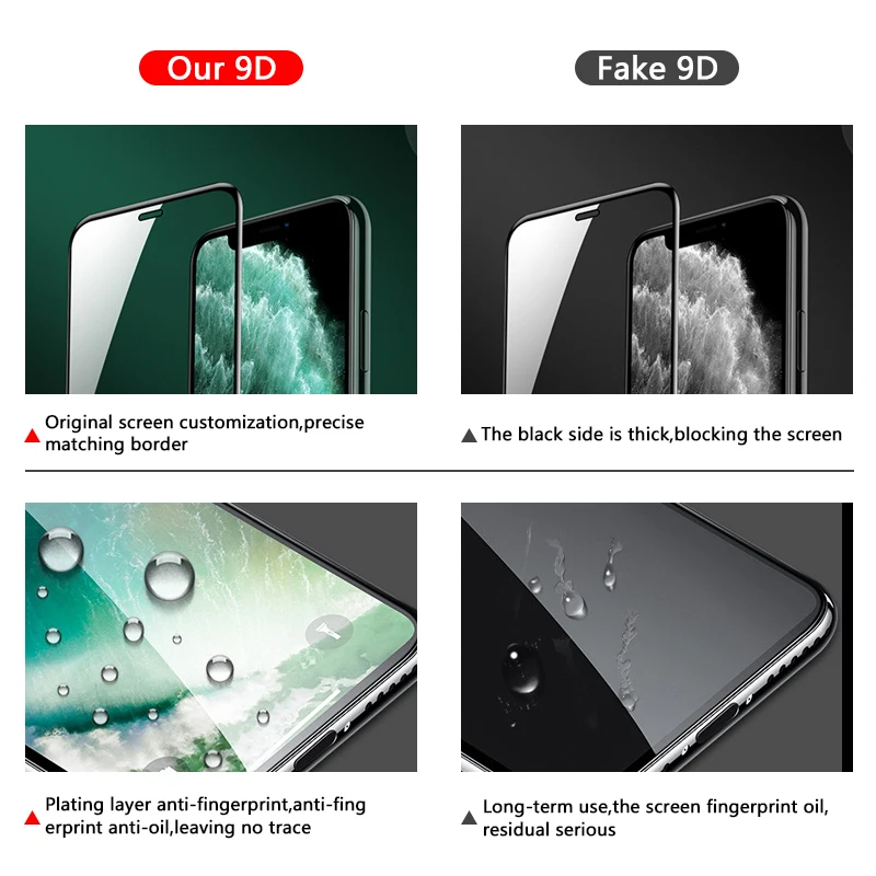 Glass for IPhone 6 6S 7 8 plus X XS 12 mini 11 pro MAX glass on Iphone 7 8 XR XS X 11 12 Pro MAX screen protector Mobile Phone Accessories Screen Protectors 1ef722433d607dd9d2b8b7: China