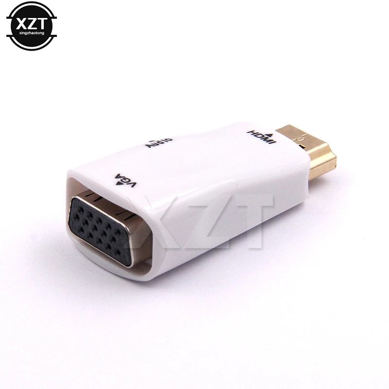 Переходник с HDMI на VGA штырь гнездо аудиокабель HD 1080P преобразователь для ПК