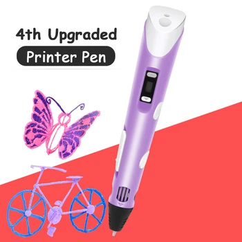 

New 3D Drawing Toys LED Display Intelligent 3D Printing Pen DIY 3D Pen 3D Graffiti Painting Pens Educational Toys Gifts for Kids