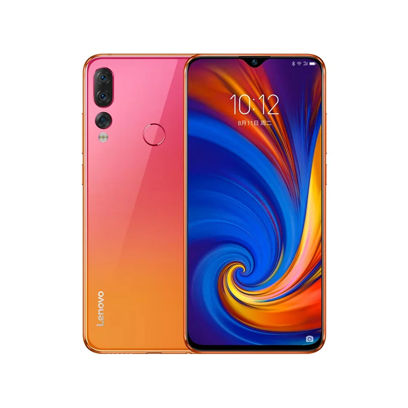 Глобальный Встроенная память lenovo мобильного телефона 6 ГБ 64/128GB смартфон Z5S 6,3 дюймов 2340*1080 сзади Камера 16.0MP 8.0MP 5.0MP Восьмиядерный телефоны - Цвет: Orange