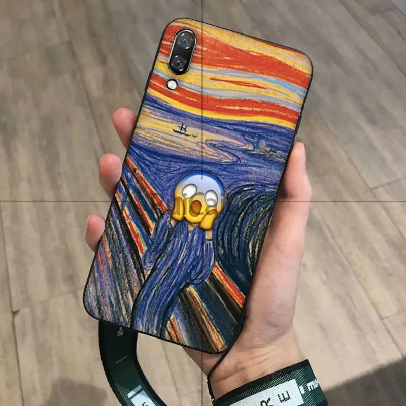 Scream by Munch Funny Arting cat