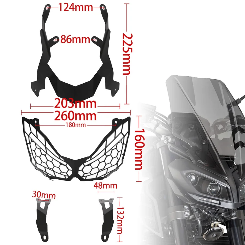 DHBH-Fit для KAWASAKI Z900 Z 900 аксессуары для мотоциклов решетка для фар Защитная крышка