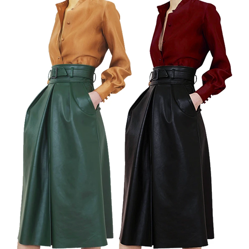 Весенняя и осенняя Новая Европейская и американская модная женская тонкая юбка