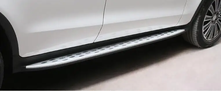 Высококачественные автомобильные панели из алюминиевого сплава, боковые ступенчатые педали для Mercedes-Benz GLC 200 260 300