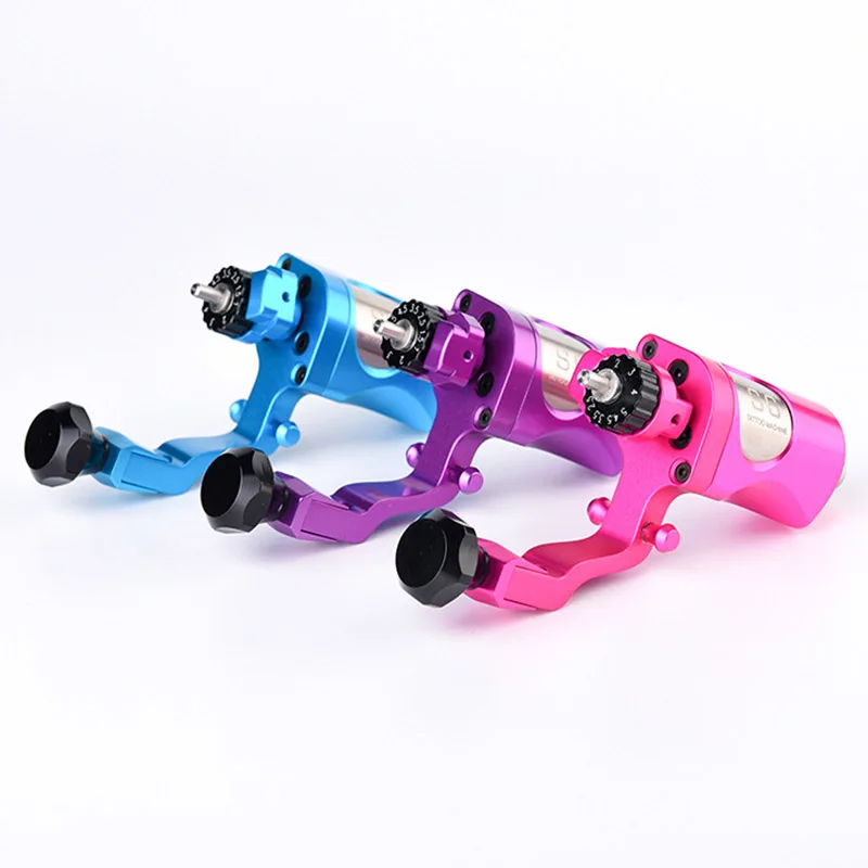 Rotary Tattoo Machine for Shader&Liner Tattoo Machine Gun with 50 Pcs Tips