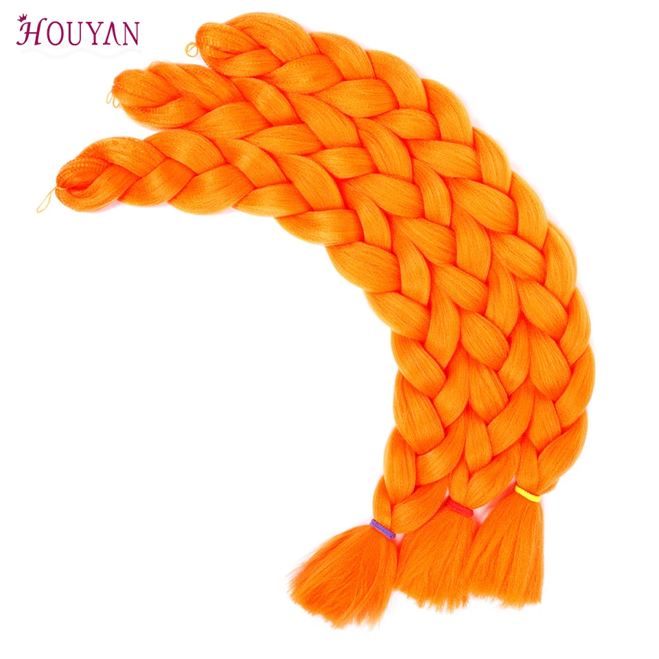 Косички в виде косичек синие розовые зеленые 82 дюйма 165 г/упак. синтетические