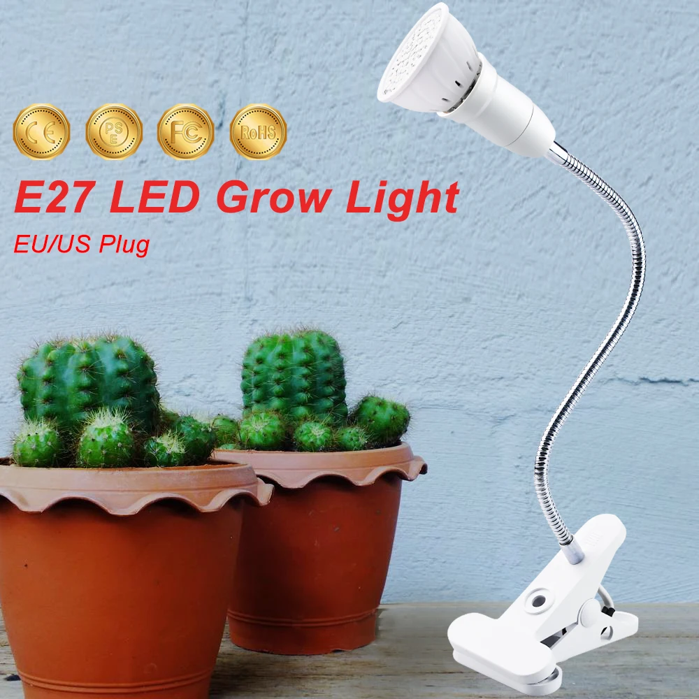 Grow Indoor EU/US Grow LED Full Spectrum Light Bulbs For Plant Lighting Grow Light E27 3W 5W 7W 15W 20W For Grow Tent Indoor
