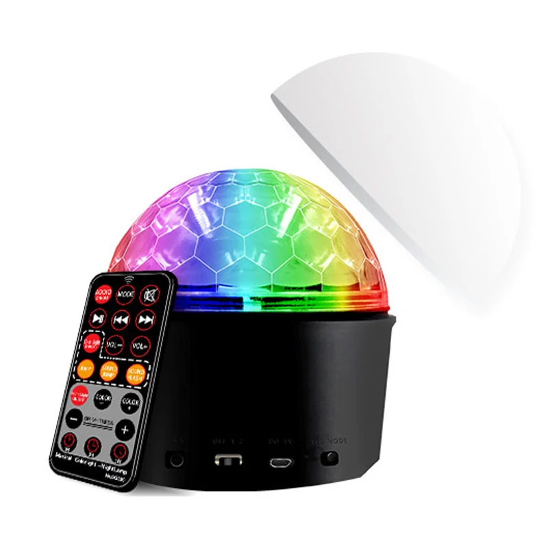 

Led Bluetooth Disco Ball with Speaker and Aux Port Party Light Stage Lighting Effect Disco Light Magic Ball Light for Home Party