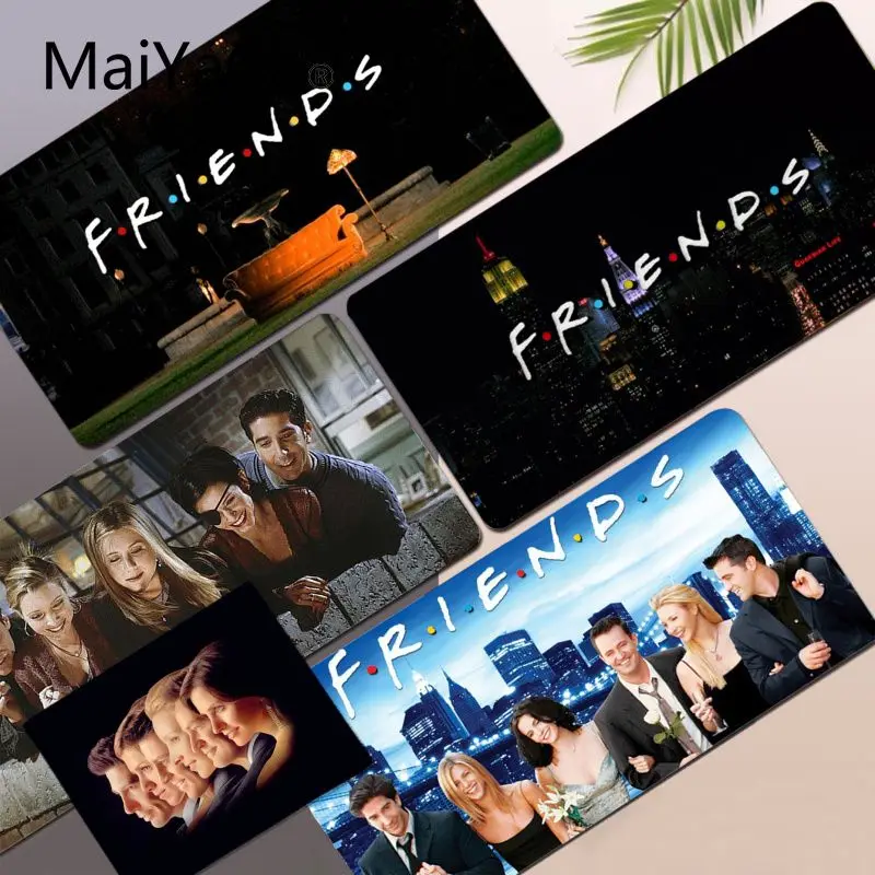 

Friends New Arrivals Large Mouse pad PC Computer mat Size for large Edge Locking Speed Version Game Keyboard Pad