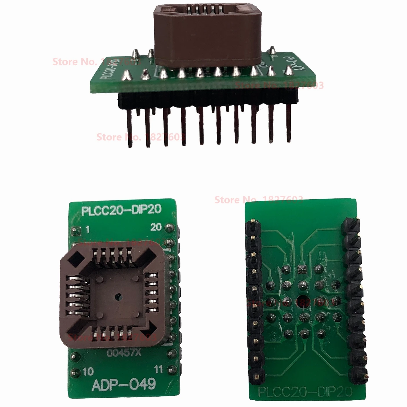 one pcs PLCC20 DIP20 adapter adaptor Converter IC socket for TL866 G540