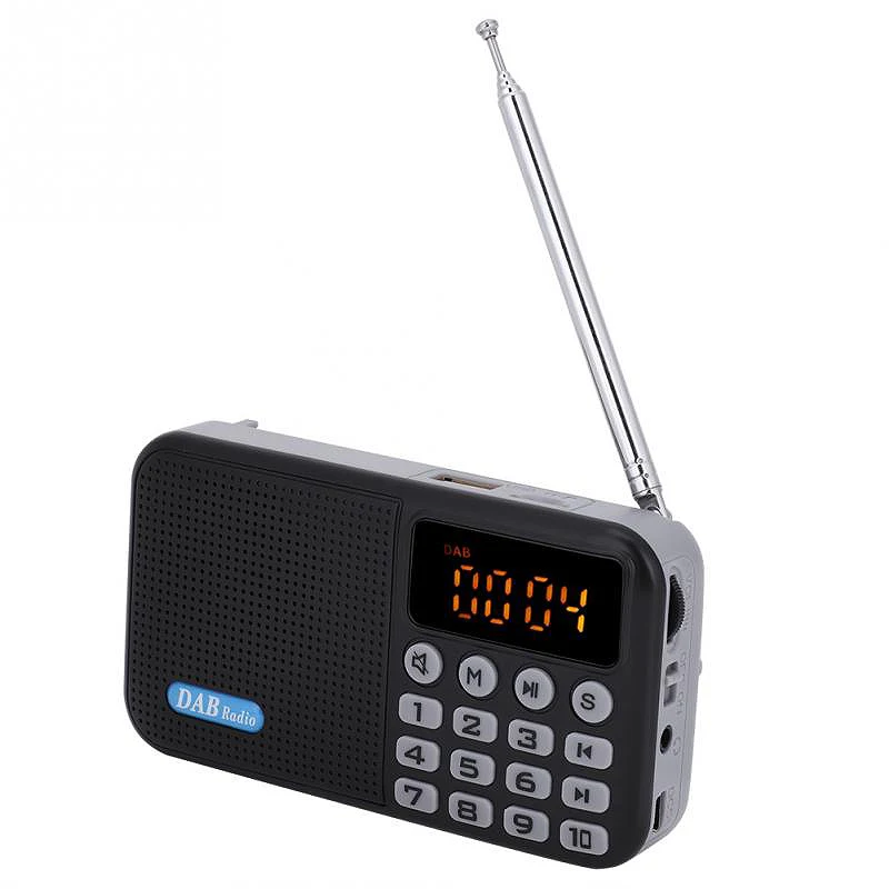 DAB+ цифровой радио Автомобильный DAB радио приемник FM радио Bluetooth приемник портативный карманный стерео радио музыка MP3 динамик