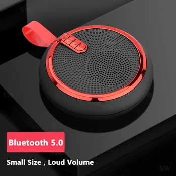 

Small Portable Bluetooth Speaker Powerful Bass Wireless Mini Column Music Center Subwoofer Sound Box for the Computer Phones