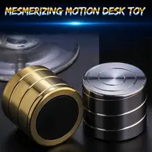 Стол из нержавеющей стали, вращающиеся настольные игрушки для снятия стресса для взрослых, офиса, стресса беспокойства, подарки, золото, серебро