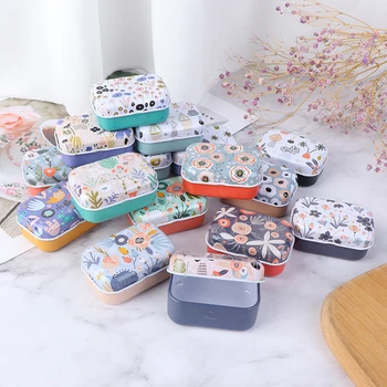 

Candy Box Small Storage Box Cans Coin Earrings, House Decoration Collectables Mini Tin Box Sealed Jar Packing Box Jewelry