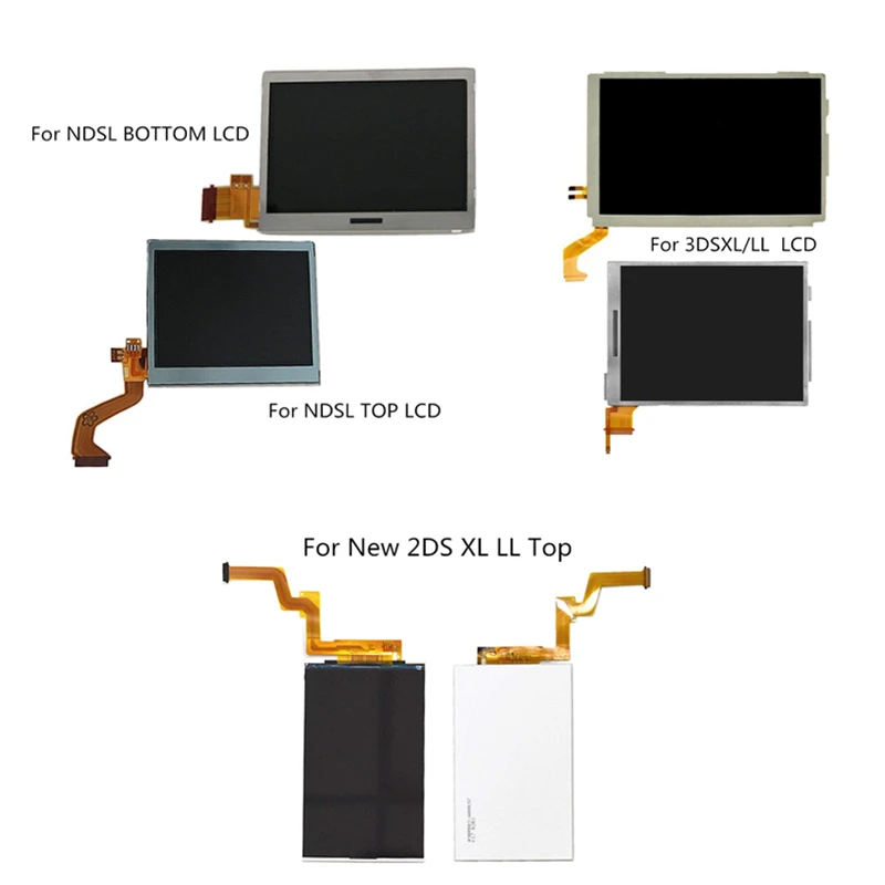 Original Replacement LCD For New 2DS XL Top Down For New 2DS LL Lcd