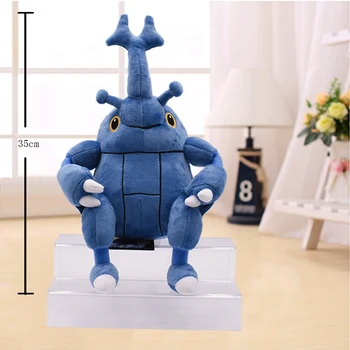

30cm Blue Heracross Plush Toys New Anime Cartoon Soft Stuffed Animal Dolls For Children Best Christmas Birthday Gifts