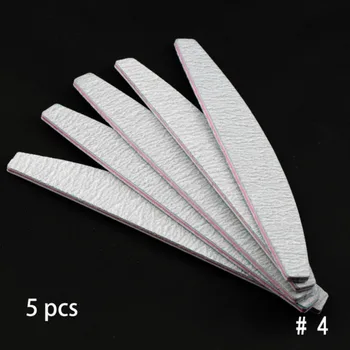 

5/batch sandpaper nail file lime double-sided sanding buffer block for gray nail file for UV gel polishing manicure tools