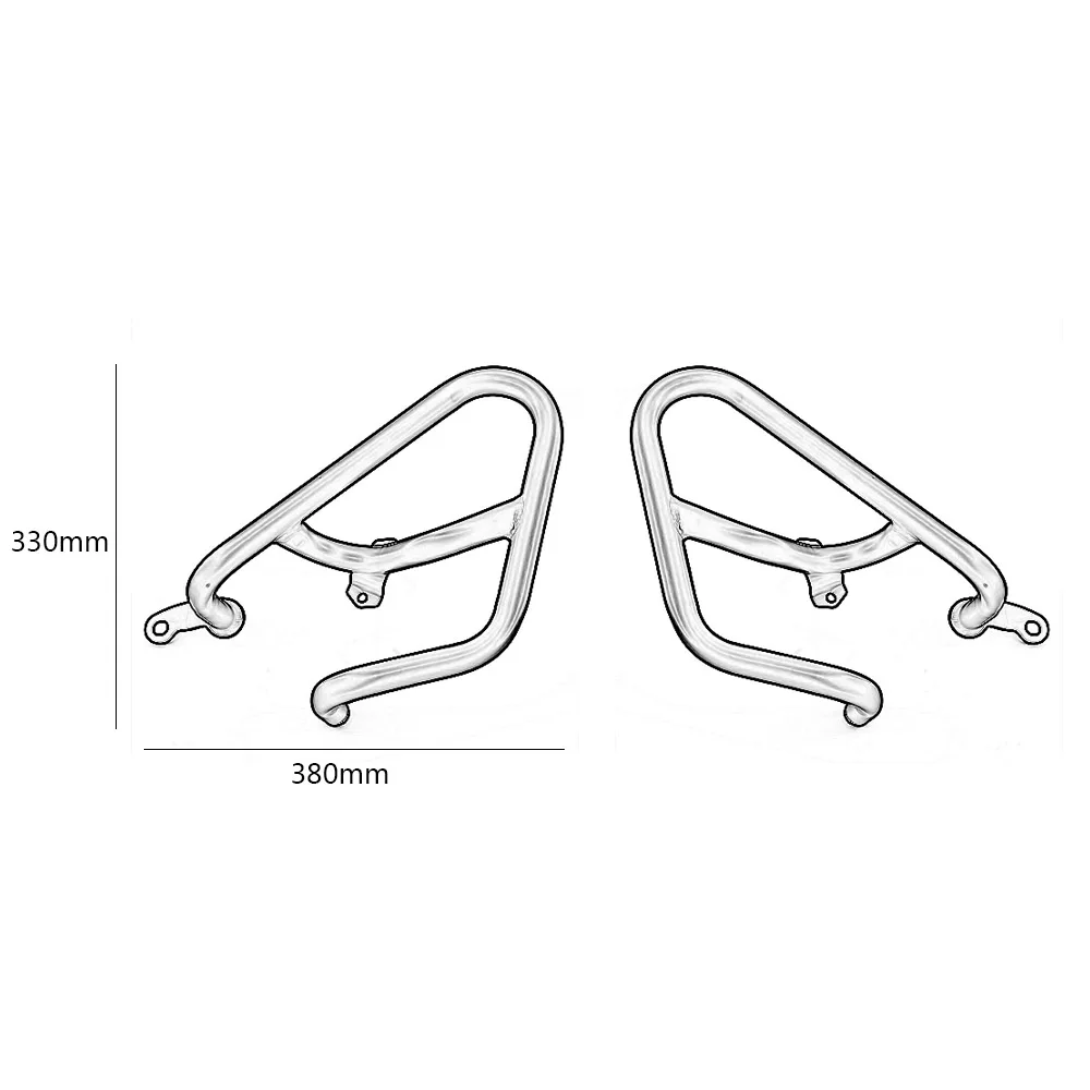 Для Honda NC 750 700 X S NC750X NC750S DCT NC700X NC700S 2012- Крушение Бар защита двигателя Рамка протектор мотоцикл части черный