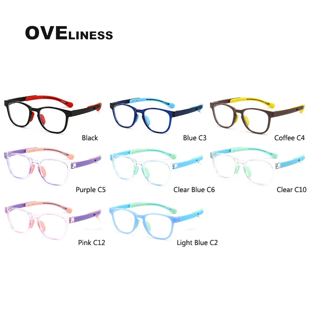 Optical Children glasses frame for boy girl kid's TR90 eyeglasses frames Myopia Prescription eye glasses eyewear Spectacles