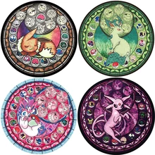 Круглый ковер с рисунком покемона, молитвенный коврик для гостиной, кухни, спальни, дверной проем, коврики для ванной комнаты, украшения, DW255