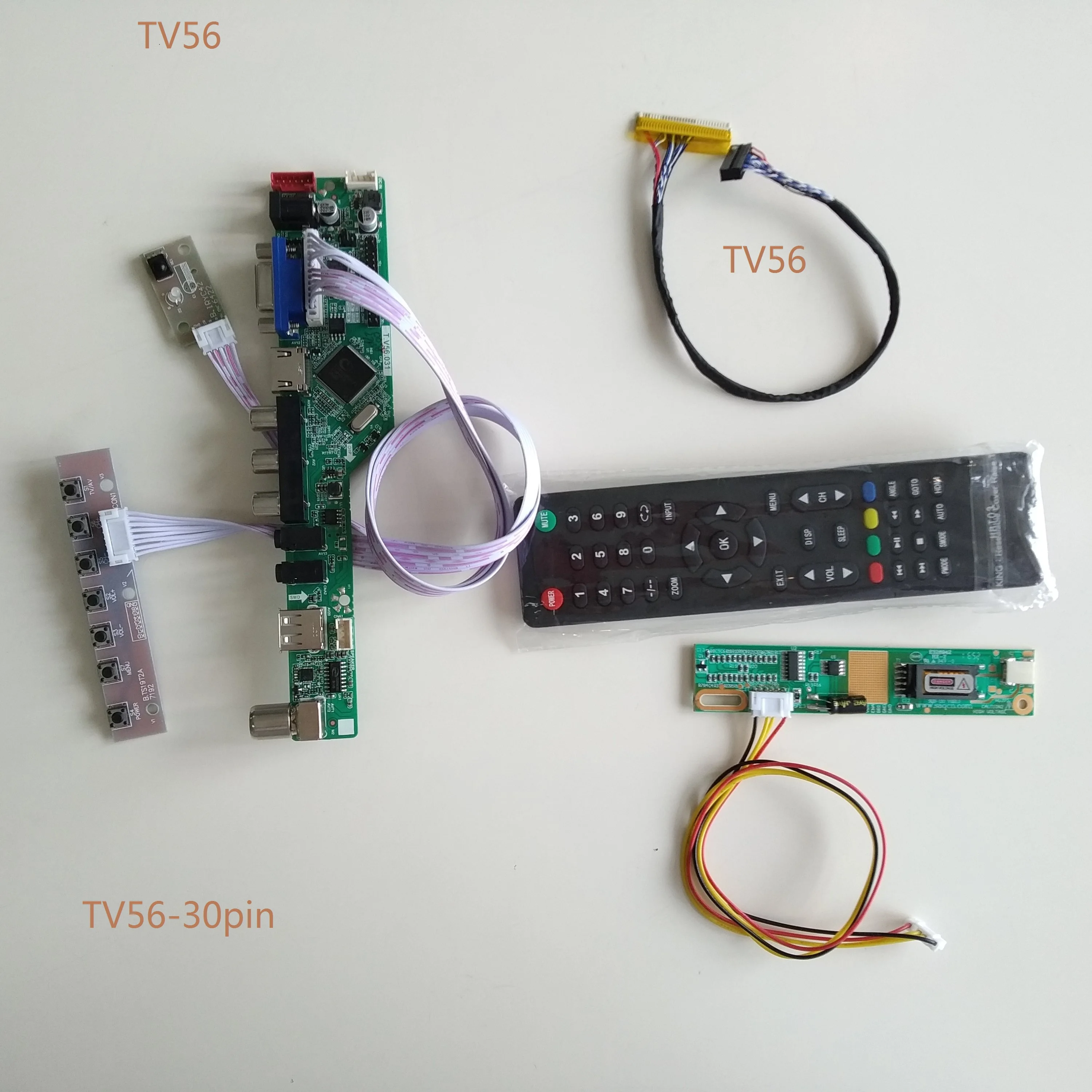 

ТВ AV VGA USB ЖК светодиодный контроллер платы контроллера карты для LP154WX4(TL)(A3)/TLA4 1280*800 15,4 "панель монитора экран