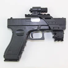 Тактический Универсальный пистолет пластиковая полимерная база для Glock 17 19 Beretta M9 Quad Rail Пикатинни прицел Лазерное освещение прицела