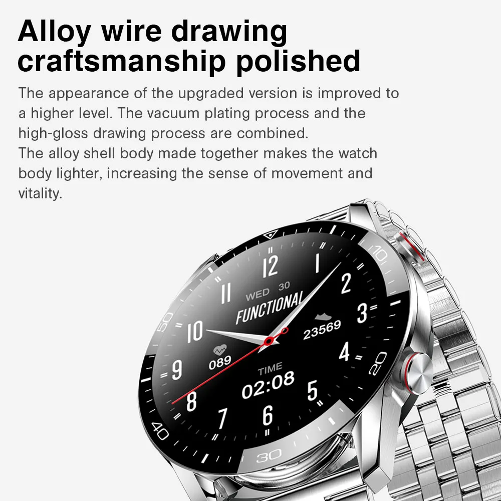TK2-8 Smart Watch For Men Bluetooth Call IP68 Waterproof Blood Pressure Heart Rate Monitor New SmartWatch Sports Fitness Tracker