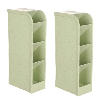 

Multifunctional 4 Grid Desktop Pen Holder Storage Case Box Desk Pen Pencil Organizer Racks 4 Grid Pen Holder Home Supplies