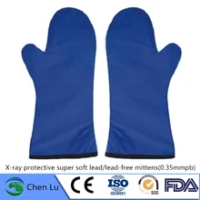 Подлинное рентгеновское излучение защитные супер мягкие перчатки радиологическая Защита Высокое качество 0,35 mmpb свинец/без свинца варежки