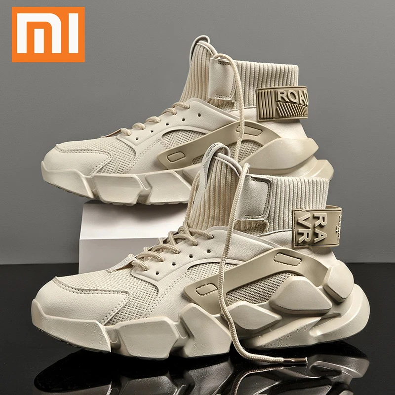 Xiaomi Zapatillas de baloncesto con suela gruesa para calzado para deportes al aire libre, transpirable, para trotar, Fitness, talla de zapatillas, aumento de altura 12|Calzado de baloncesto| - AliExpress