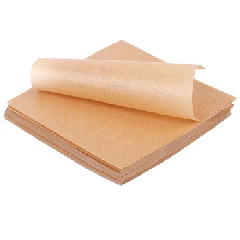 

500 Pcs Unbleached Parchment Paper Baking Sheets, 4X4 Inches Non-Stick Precut Baking Parchment, Perfect for Wrapping